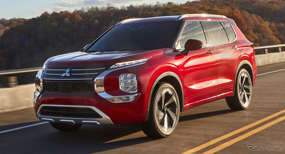 北米モデルの三菱 アウトランダー 現行型(参考)《photo by Mitsubishi Motors》