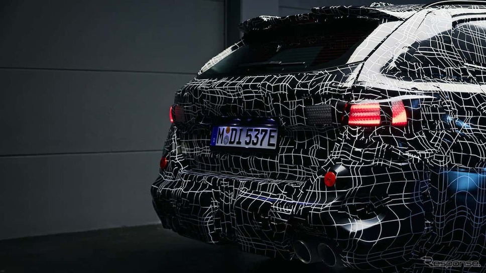 BMW M5ツーリング ティザーイメージ《photo by BMW》