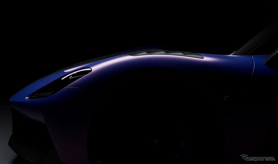 マセラティの新型スーパーカーのティザー写真《photo by Maserati》