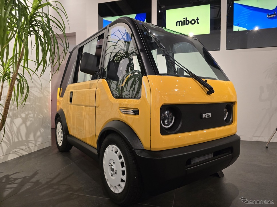 mibotの量産前試作車。2023年1月の東京オートサロンに展示されたモノより完成度がかなり上がっている。《写真撮影 根岸智幸》