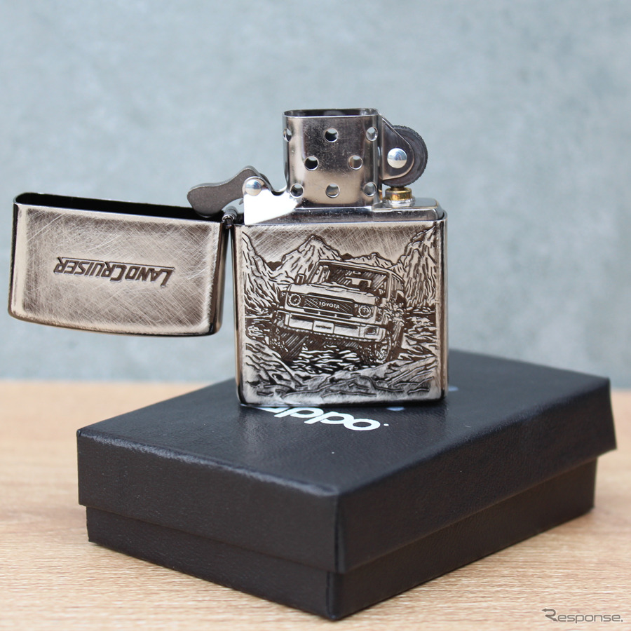 限定200個・シリアルナンバー付き『ランドクルーザー70』デザインの限定Zippoライター発売《写真提供 フェイス》