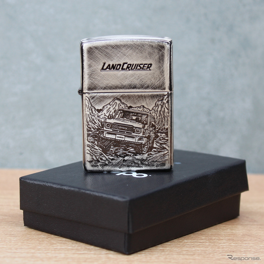 限定200個・シリアルナンバー付き『ランドクルーザー70』デザインの限定Zippoライター発売《写真提供 フェイス》