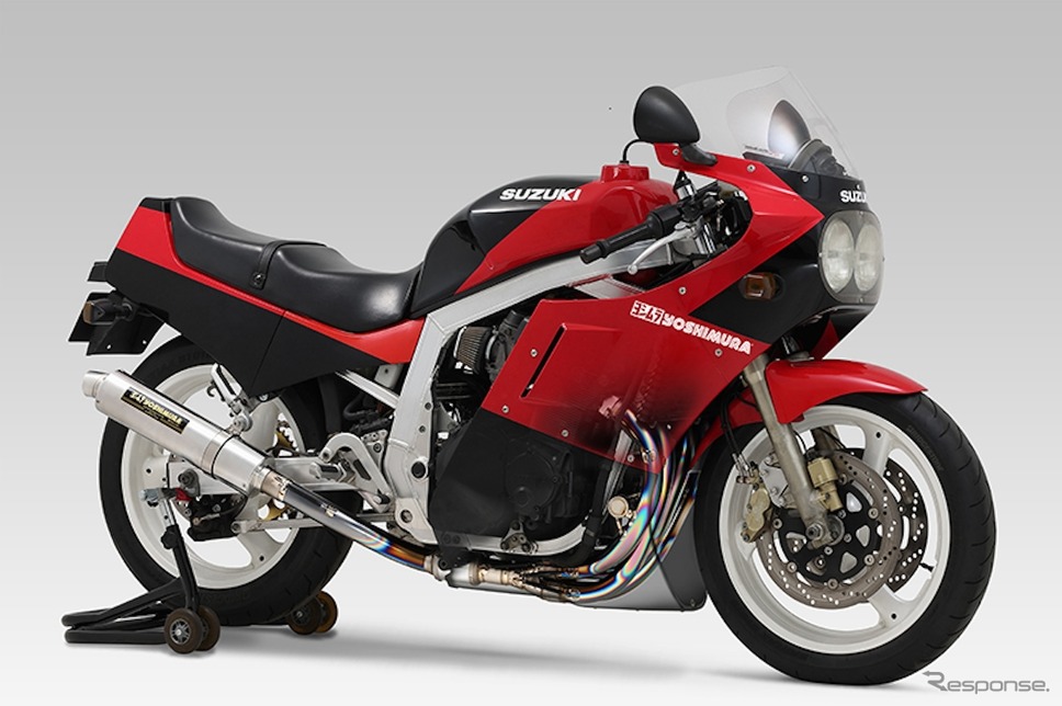 ヨシムラから『GSX-R1100(GU74A)』用マフラー「手曲デュープレックス・チタンサイクロン・ボンネビル」発売《画像提供 ヨシムラジャパン》