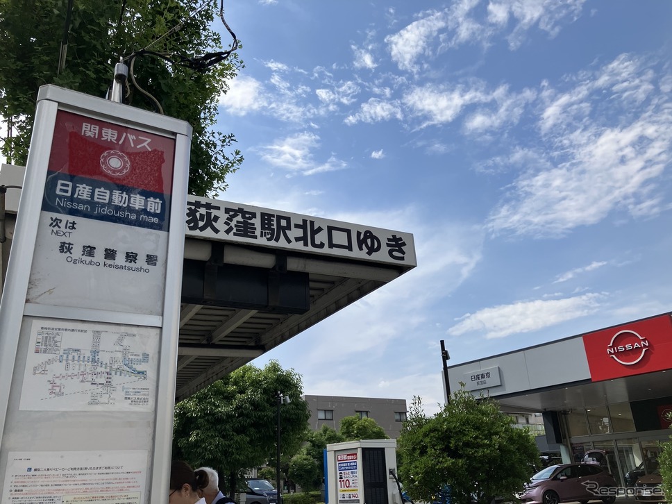 プリンス自動車の荻窪本社付近《写真撮影 高木啓》