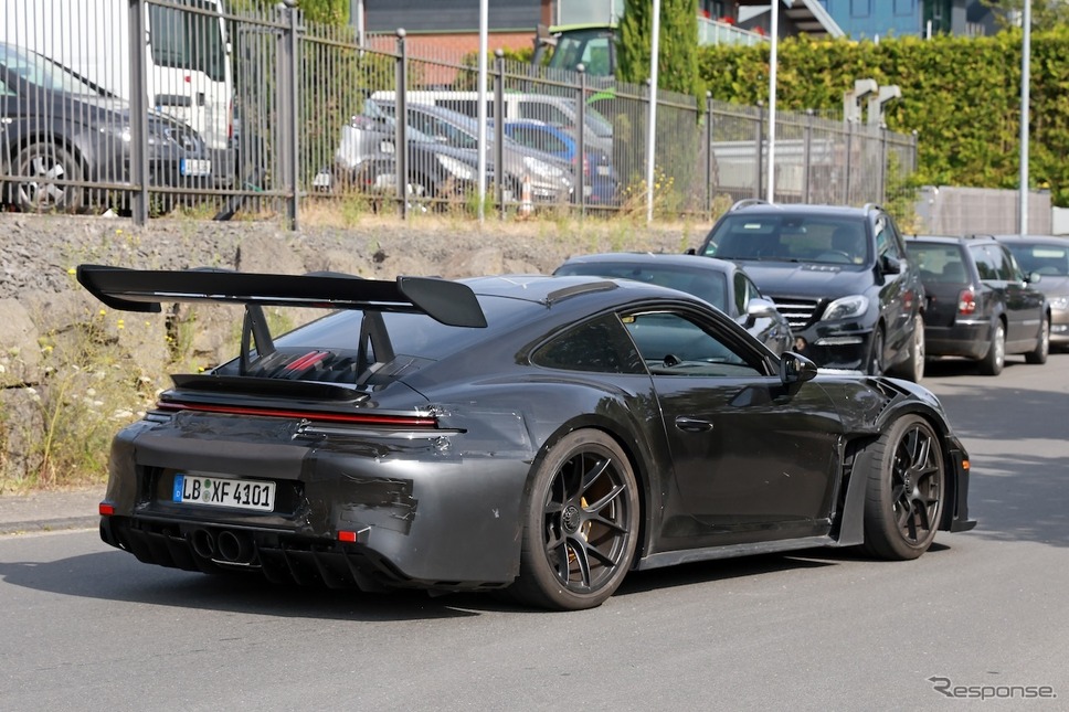 ポルシェ 911GT3 RS 改良新型のプロトタイプ《APOLLO NEWS SERVICE》