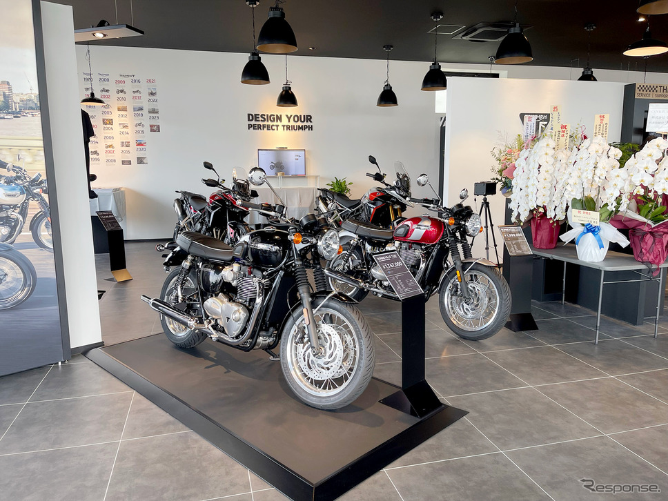 福島県初のトライアンフ正規販売店「トライアンフ郡山」がオープン《写真提供 トライアンフモーターサイクルズジャパン》