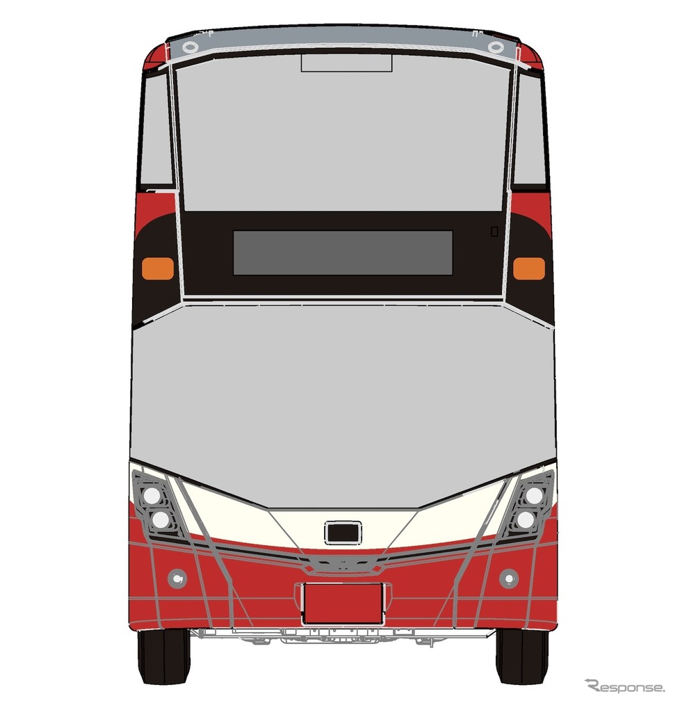 新型オープントップバス イメージイラスト《画像提供 京急電鉄》