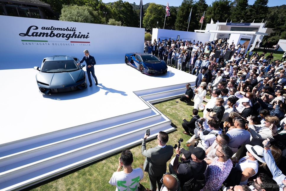 ランボルギーニ・テメラリオ、モントレー・カーウイークで発表《photo by Lamborghini》