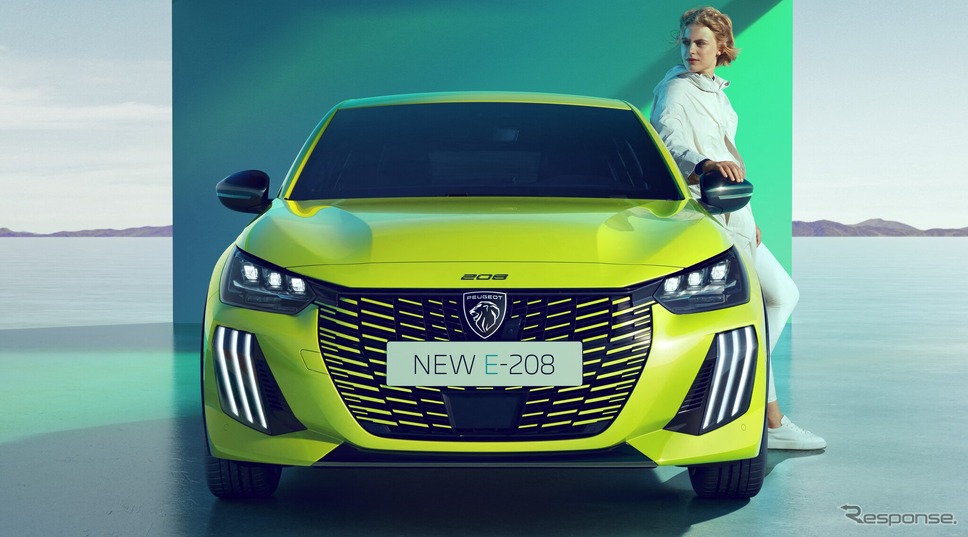 プジョー e-208 改良新型《photo by PEUGEOT》