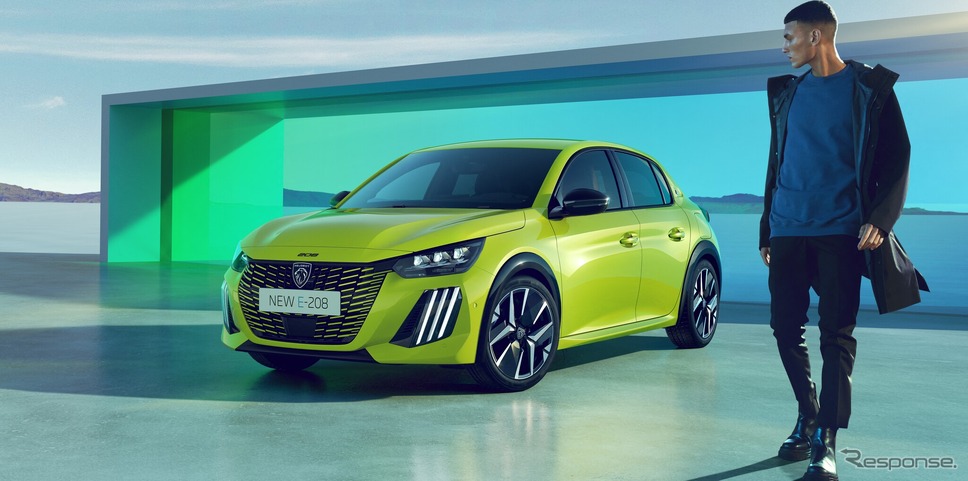 プジョー e-208 改良新型《photo by PEUGEOT》