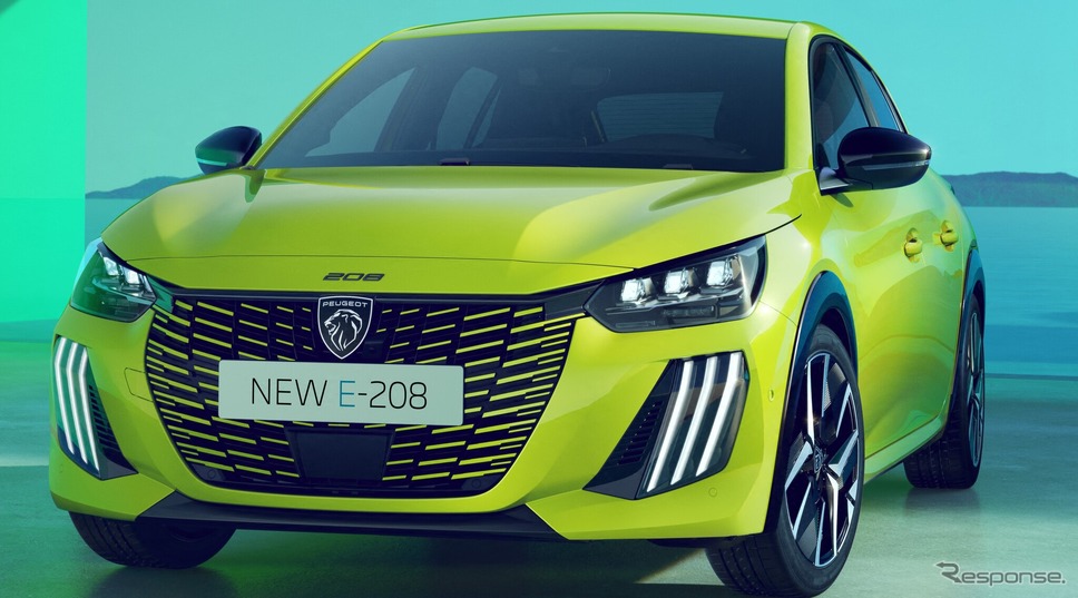 プジョー e-208 改良新型《photo by PEUGEOT》