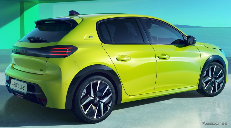 プジョー e-208 改良新型《photo by PEUGEOT》