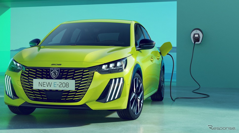 プジョー e-208 改良新型《photo by PEUGEOT》