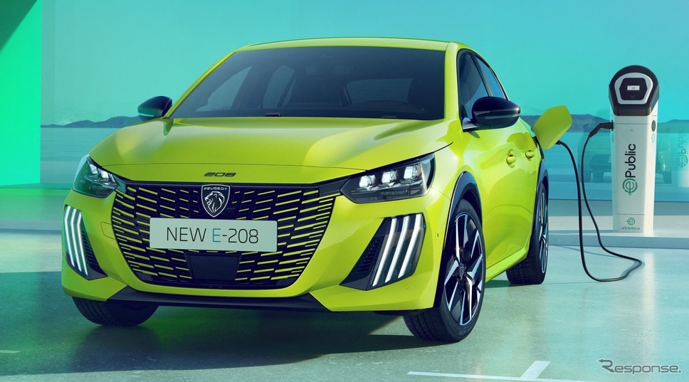プジョー e-208 改良新型《photo by PEUGEOT》