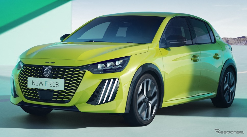 プジョー e-208 改良新型《photo by PEUGEOT》