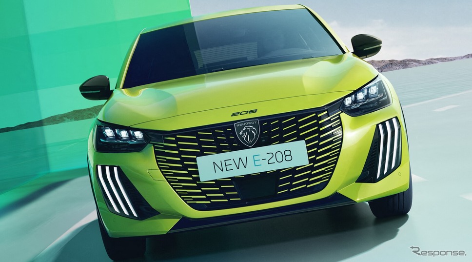 プジョー e-208 改良新型《photo by PEUGEOT》