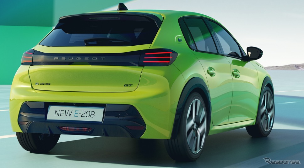 プジョー e-208 改良新型《photo by PEUGEOT》
