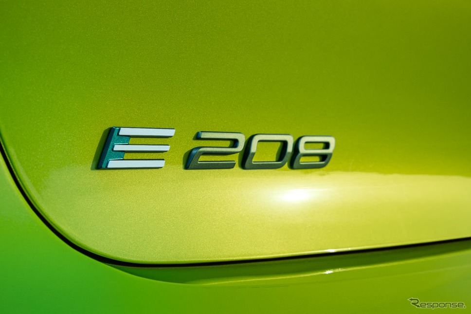 プジョー e-208 改良新型《photo by PEUGEOT》