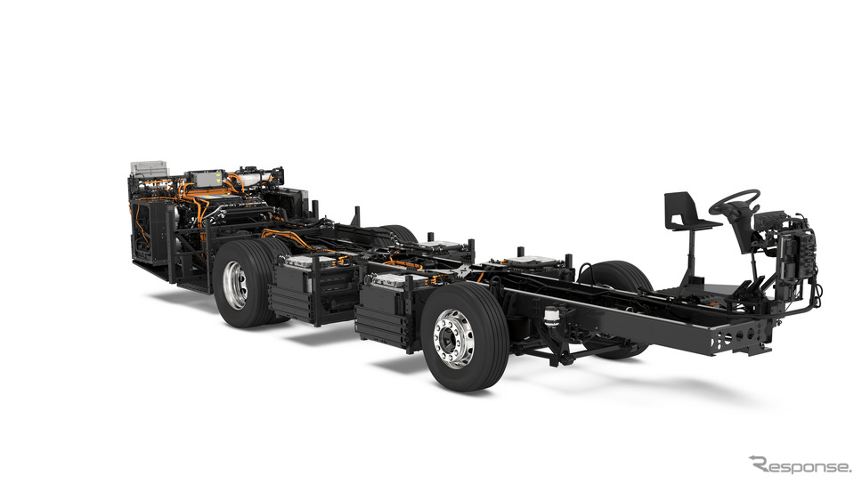 ボルボの新型電動バス向けシャシー「BZR」《photo by Volvo》