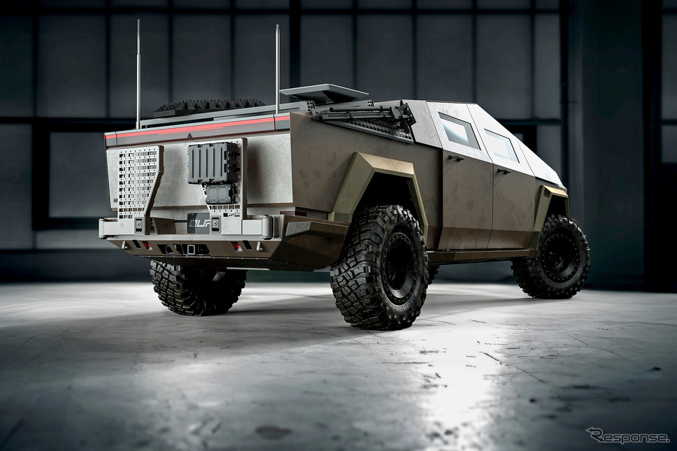 テスラ・サイバートラックの防弾装甲仕様《photo by Archimedes Defense》
