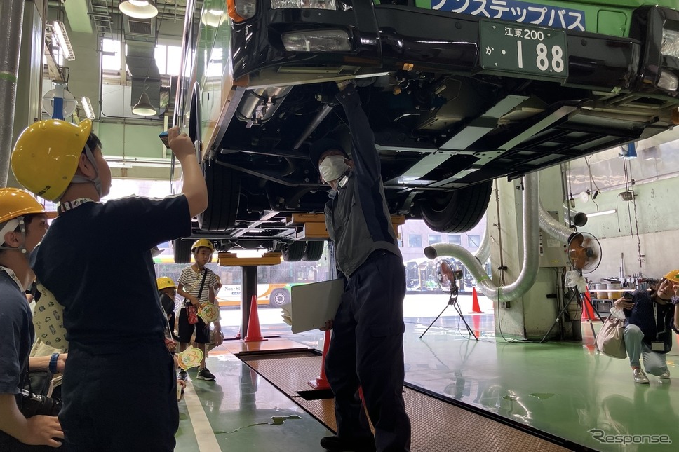都営バス自動車工場(江東区東雲)《写真撮影 高木啓》