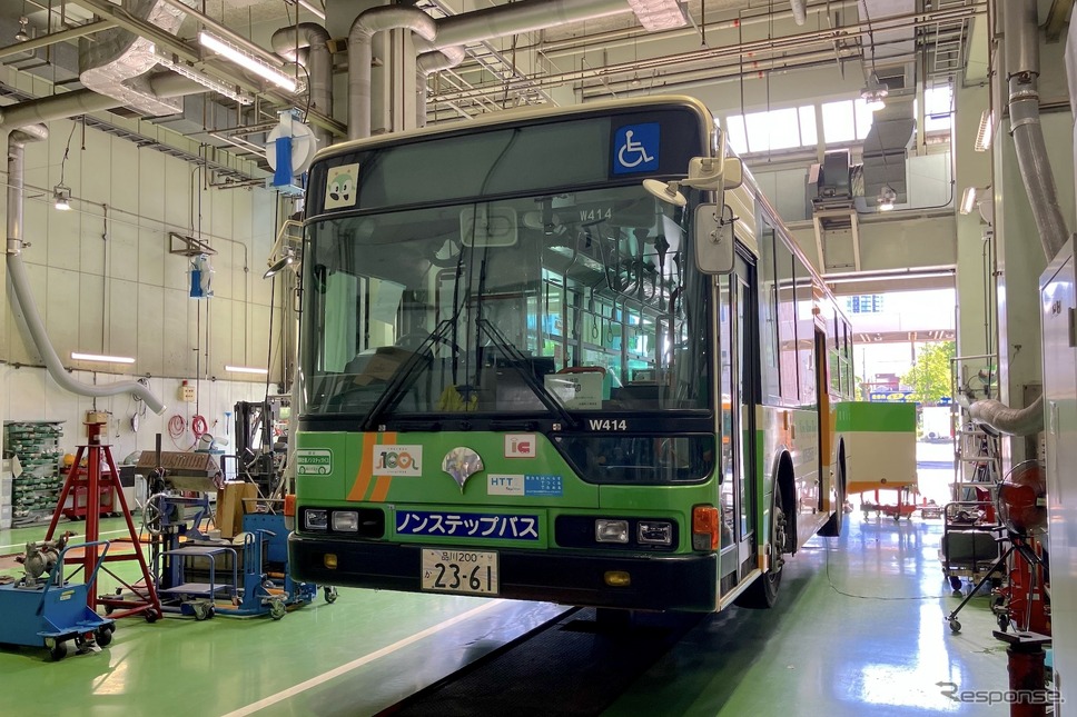 都営バス自動車工場(江東区東雲)《写真撮影 高木啓》