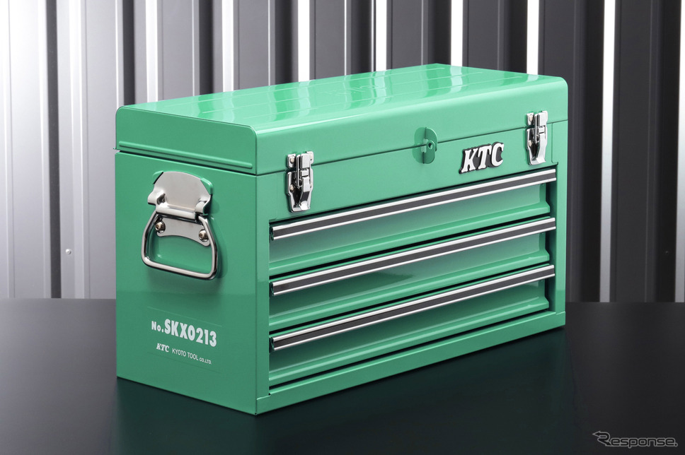 「KTC×エヒメマシン」コラボ限定ツールチェストに、爽やかな新色・ターコイズグリーンが追加《画像提供 エヒメマシン》