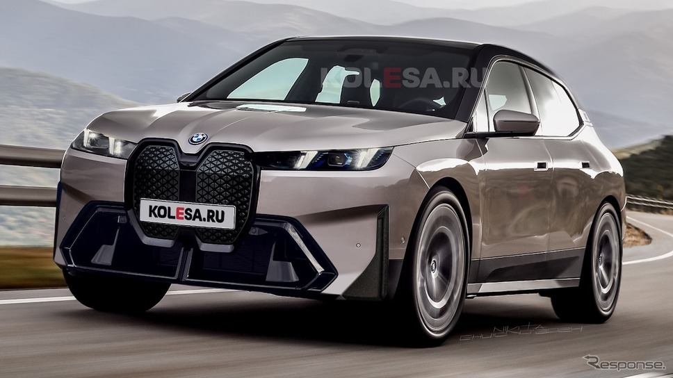 BMW iX 改良新型 予想CGKOLESA RU/APOLLO