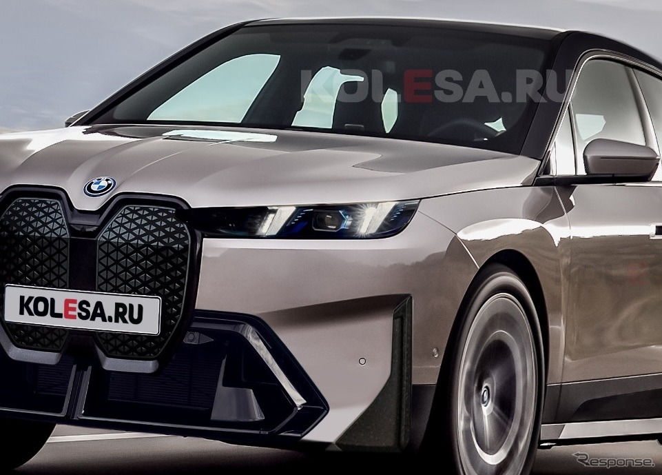 BMW iX 改良新型 予想CGKOLESA RU/APOLLO