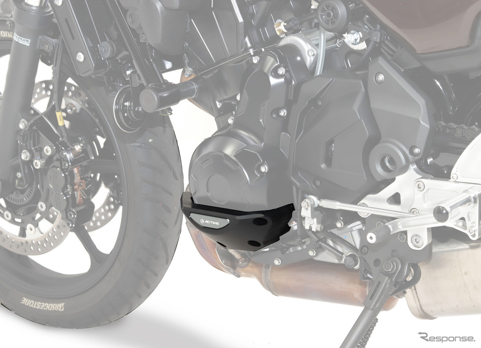 エンジンカバースライダーZ650RS装着例《画像提供 アクティブ》