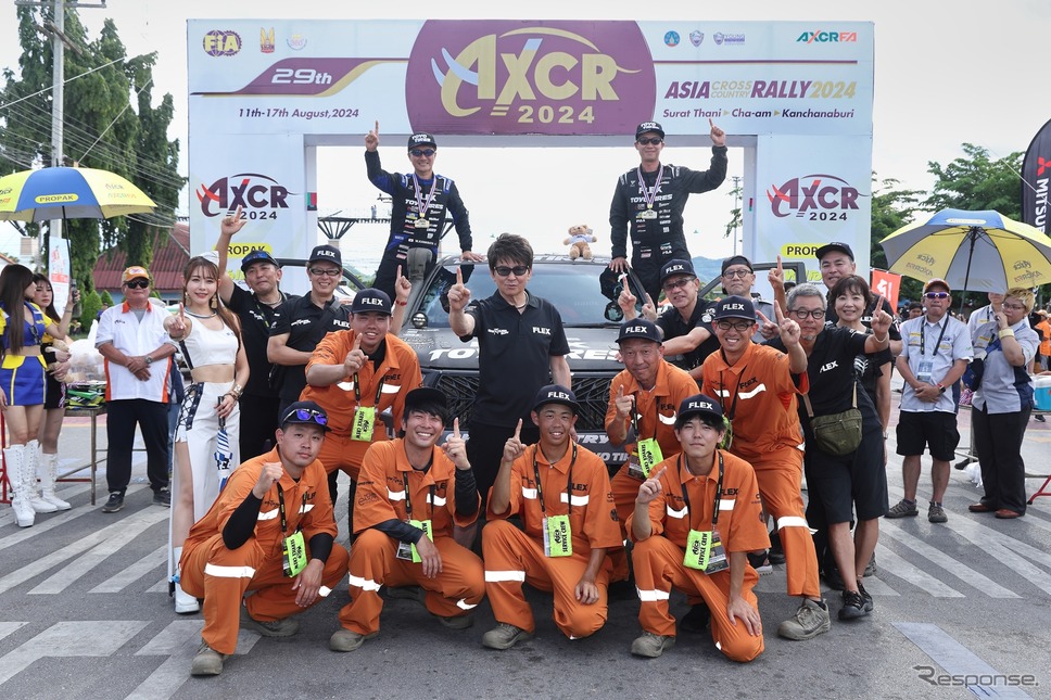 「アジアクロスカントリーラリー2024」トーヨータイヤ『OPEN COUNTRY』装着の哀川翔チームがクラス優勝《画像提供 トーヨータイヤ》