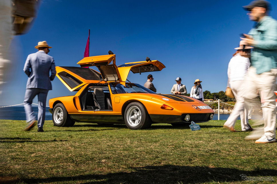 ロータリーエンジンを搭載したメルセデスベンツ C111-II《photo by Mercedes-Benz》