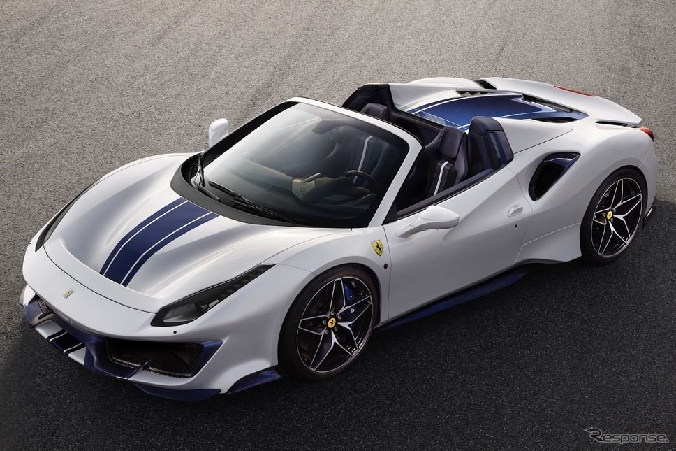 フェラーリ488ピスタ・スパイダー（同型車）《photo by Ferrari》