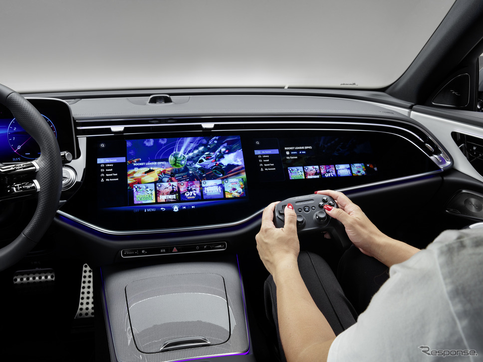 メルセデスベンツがBoosteroidと提携し車載スクリーンで楽しめるゲームコンテンツを強化《photo by Mercedes-Benz》