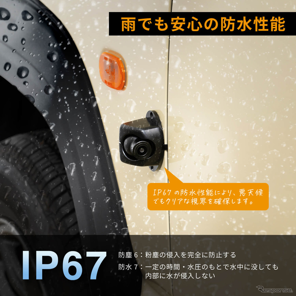 セイワからスズキ・ジムニー/ジムニーシエラ専用のデジタルサイドミラー「RAY18」が新発売《画像提供 セイワ》