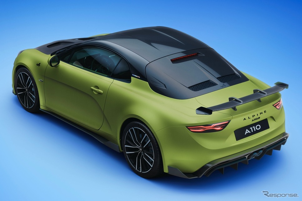 アルピーヌA110Rチュリニ(ヴェールフラッシュマット)《写真提供 アルピーヌ・ジャポン》
