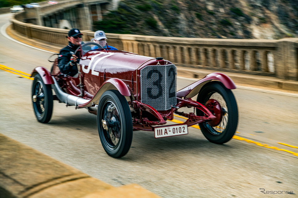 100年前のレースで優勝したメルセデスベンツの「2リットルレーシングカー」《photo by Mercedes-Benz》