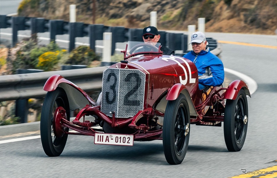 100年前のレースで優勝したメルセデスベンツの「2リットルレーシングカー」《photo by Mercedes-Benz》