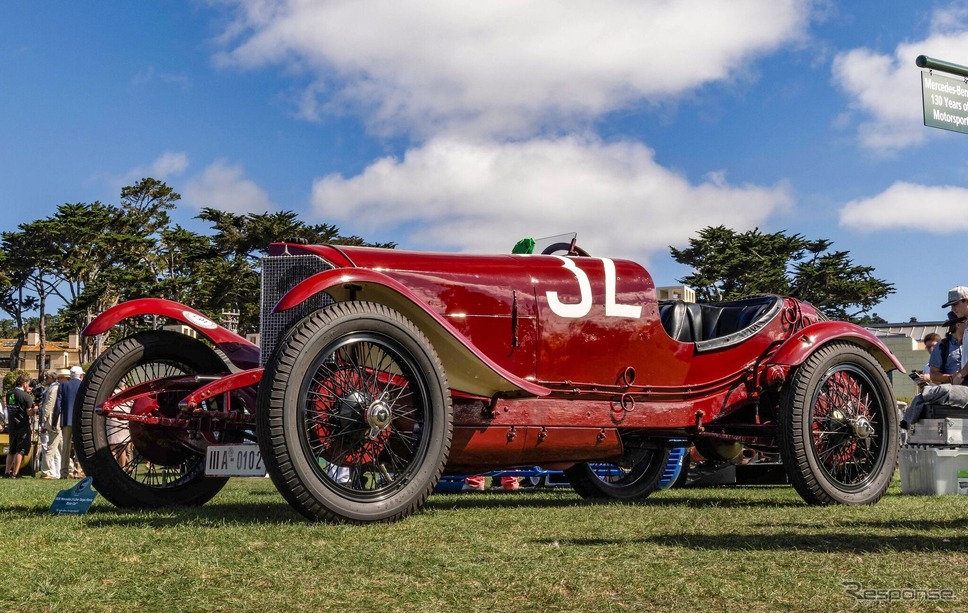 100年前のレースで優勝したメルセデスベンツの「2リットルレーシングカー」《photo by Mercedes-Benz》