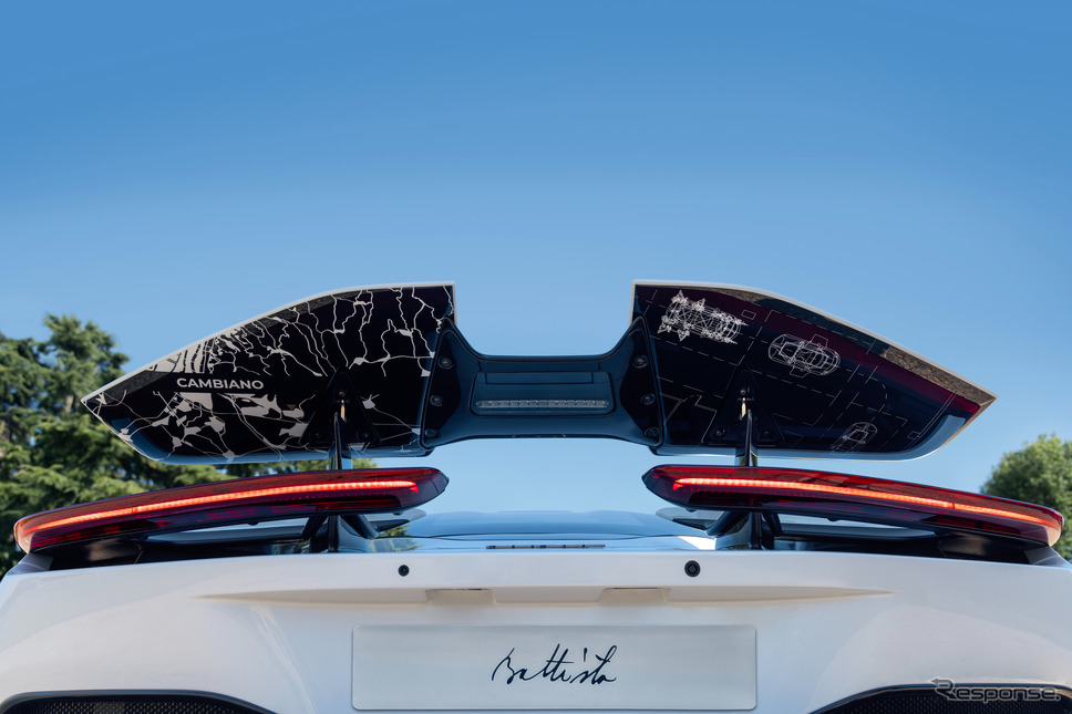 ピニンファリーナ・バッティスタの「A Piece of Cambiano in California」《photo by Automobili Pininfarina》