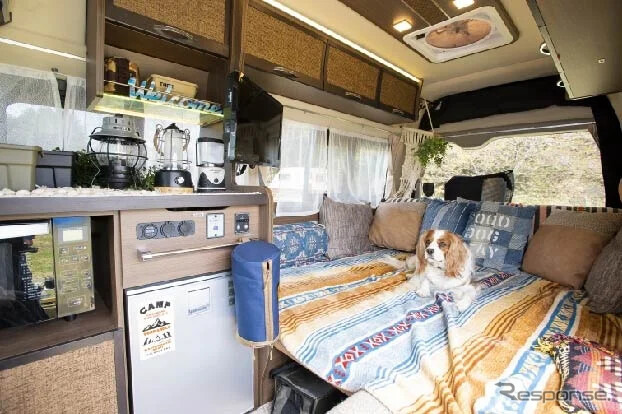 被災地でキャンピングカーが活躍《写真提供 日本RV協会》