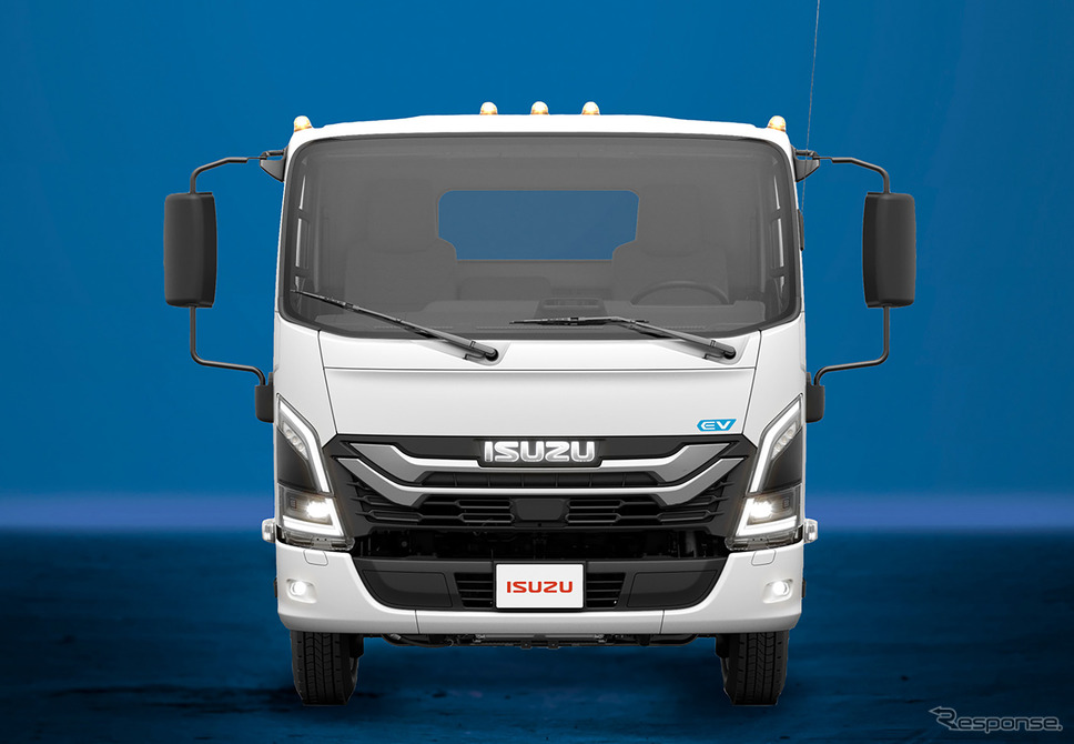 いすゞの新型電動トラック『NRR-EV』《photo by isuzu》