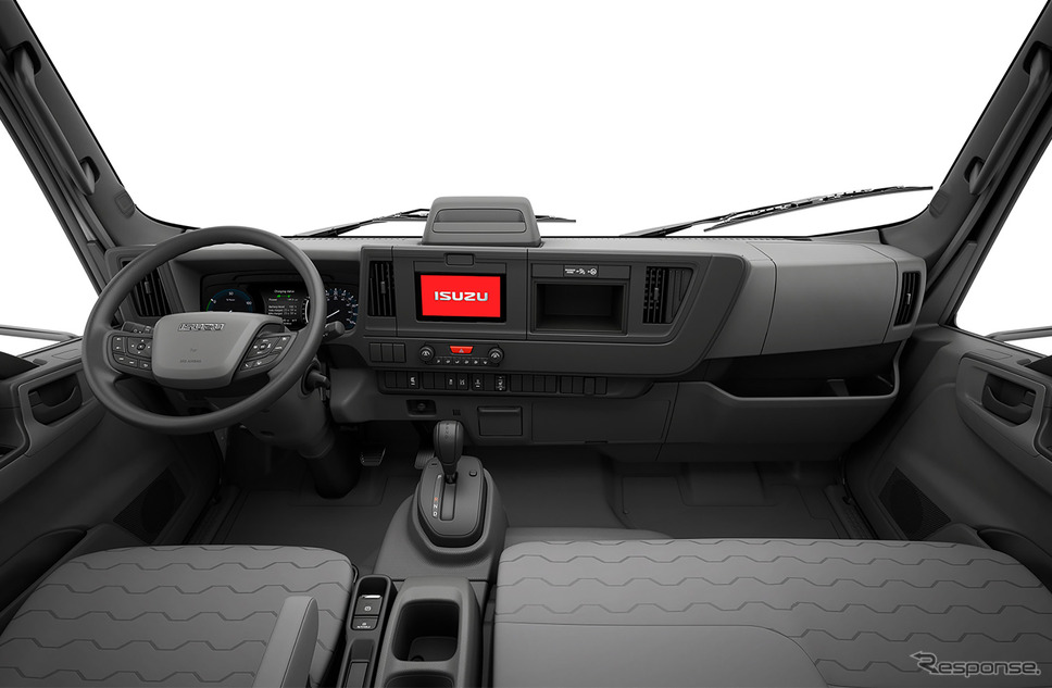 いすゞの新型電動トラック『NRR-EV』《photo by isuzu》