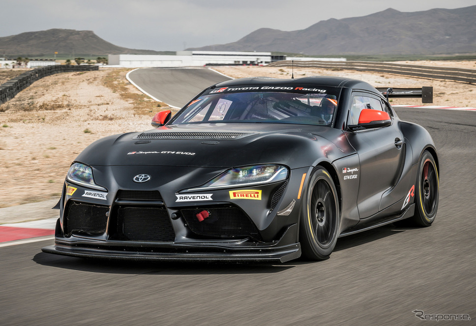 トヨタ GRスープラ GT4 EVO2 プロトタイプ（ブラックカラー施工車）《写真提供 トヨタ自動車》