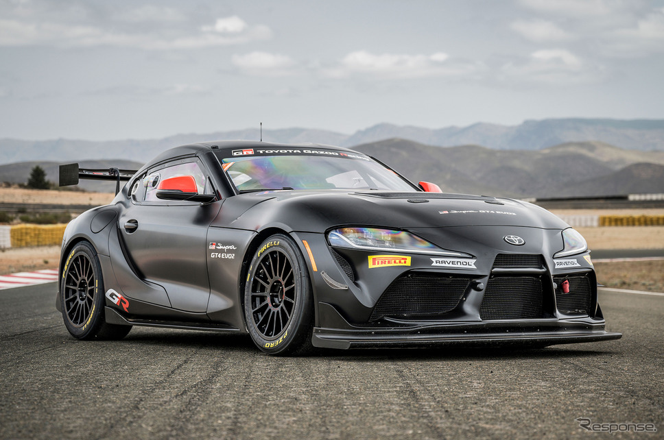 トヨタ GRスープラ GT4 EVO2 プロトタイプ（ブラックカラー施工車）《写真提供 トヨタ自動車》