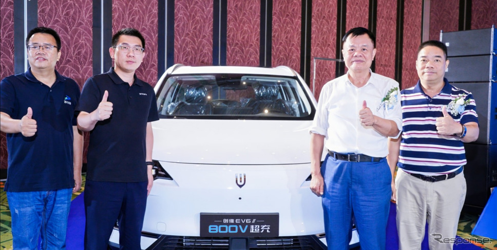 創維汽車の電動SUV『EV6』の「800V超充」モデル《photo by Skyworth》