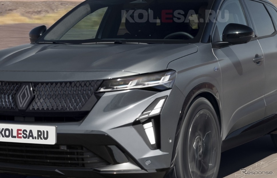 ルノー・オーストラル改良新型の予想CG《KOLESA RU/APOLLO》