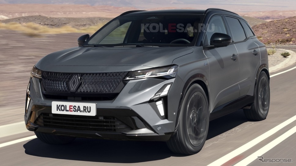 ルノー・オーストラル改良新型の予想CG《KOLESA RU/APOLLO》