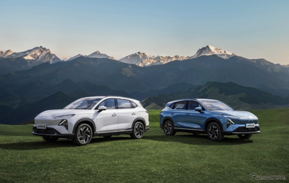 五菱汽車の新型電動SUV『五菱星光S』《photo by SAIC》