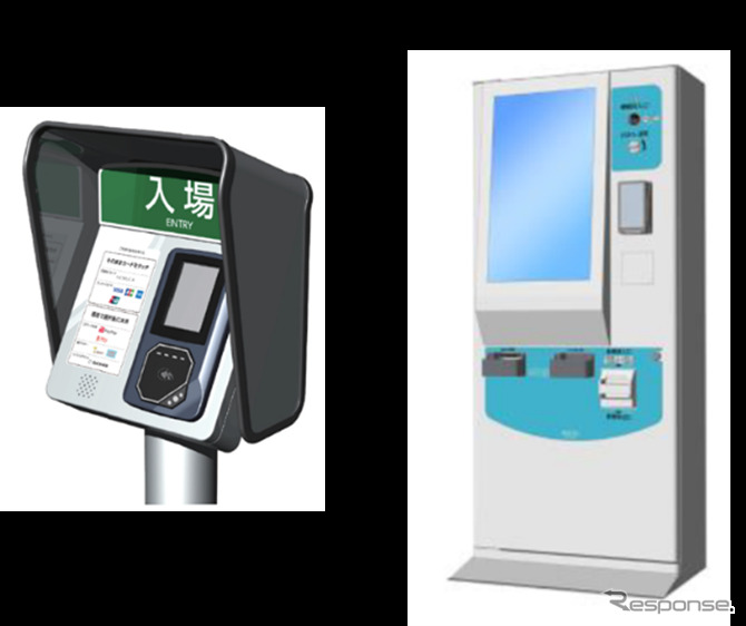 左:新改札機、右:キャッシュレス対応券売機《画像提供 みちのりホールディングス》